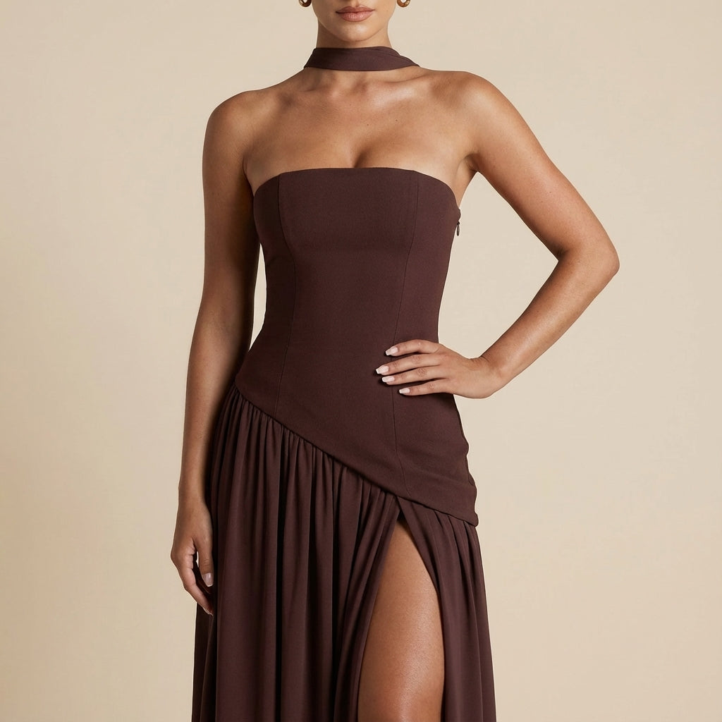 Vestido largo mujer ajustado hasta el suelo | Eventos nocturnos