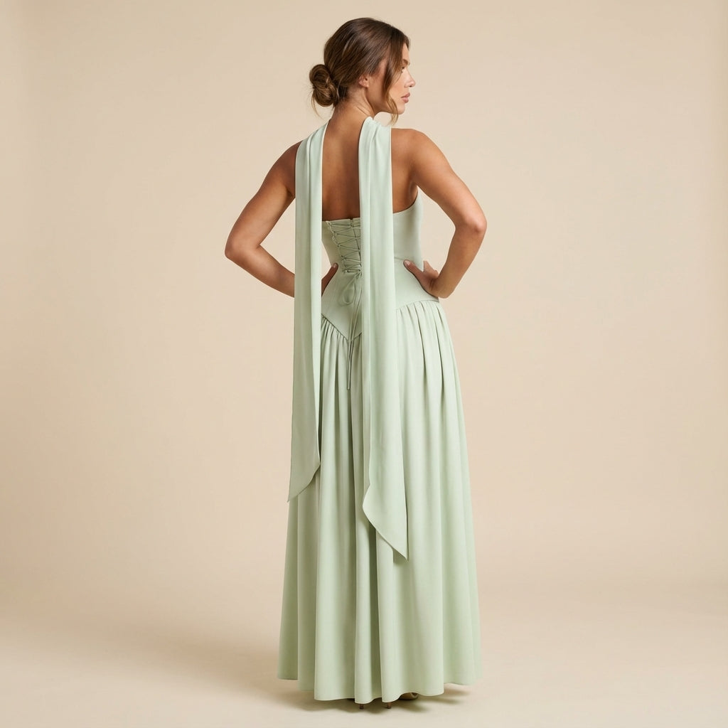 Vestido largo mujer ajustado hasta el suelo | Eventos nocturnos