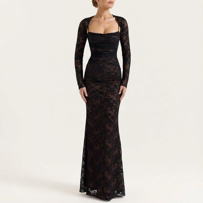 Vestido maxi mujer corsé con estampado floral | Eventos y recepciones