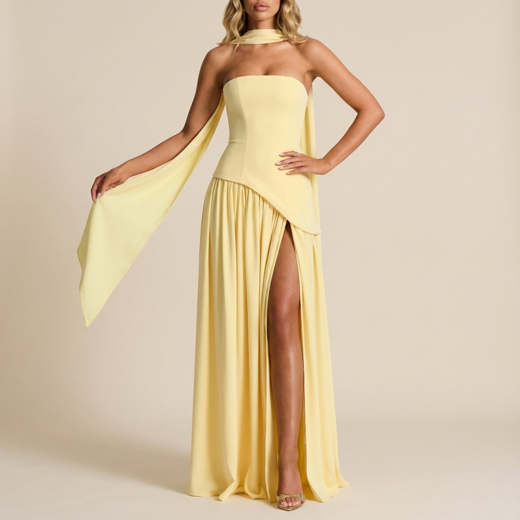 Vestido largo mujer ajustado hasta el suelo | Eventos nocturnos