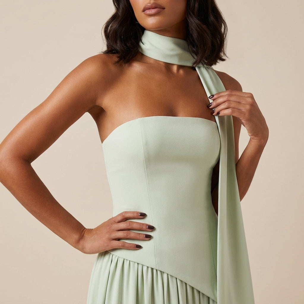 Vestido largo mujer ajustado hasta el suelo | Eventos nocturnos