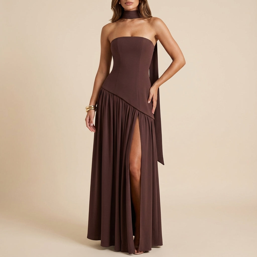 Vestido largo mujer ajustado hasta el suelo | Eventos nocturnos