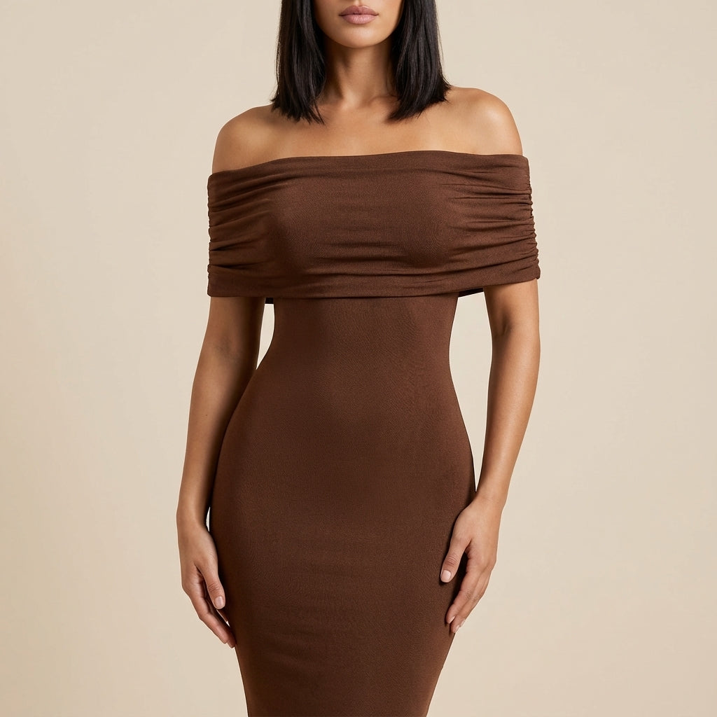 Vestido ajustado mujer sin mangas escote delicado | Eventos